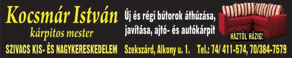 20 méterre (Szarvason) lakásnak, üdülőnek, befektetésnek családi ház eladó. Tel.: 06/20/4242-612. Decsen a Május 1. utcában 4 szobás családi ház eladó. Tel.: 30/267-9739 Tamásiban, a Szabadság utcában hagyatékból származó kétszintes, összkomfortos családi ház eladó.