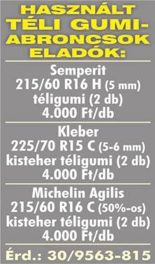 : 0630/9598-707 SZOLGÁLTATÁS Háztartási gép javítás! Mosógép, villanybojler, stb. Rozgonyi Miklós 30/9699-854, 74/446-516 Alsótagozatos gyermekek számára korrepetálást vállalok Szekszárdon.