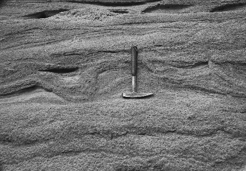 Tabular cross bedding in sand. Rezi, Rezi-cser, fotó: CSILLAG G. 3.