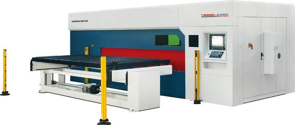 HESSE by DURMA HDFS száloptikás lézervágók kompakt kedvező kezdőmodell HDFS 015 modell automatikus csereasztallal (opció) laser BY DURMA Ha követelmény a nagy teljesítményű és pontos lézervágás, de a