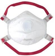 respirátor   orrcsipesz és kettős természetes gumi rögzítőrendszer Puha orrhab FFP3