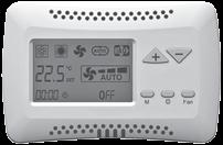 T-MB fali termosztát A 2 soros kiegészítő fűtőkalorifer nagyobb fűtési teljesítményt biztosít kevesebb meleg vízzel, ami jobb hőszivattyú- és hűtési hatékonyságot tesz lehetővé.