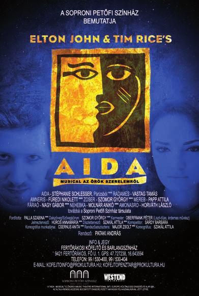 PROGRAM 2017 Elthon John - Tim Rice AIDA (musical) Soproni Petőfi