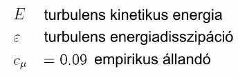 A megoldott egyenletek Kontinuitás 1 Reynolds-átlagolt Navier-Stokes egyenlet (RANS) 3