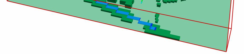Non-equidistant Cartesian grid, k-ε turbulence closure