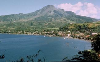 Pelée Martinique, Kis Antillák, szubdukciós