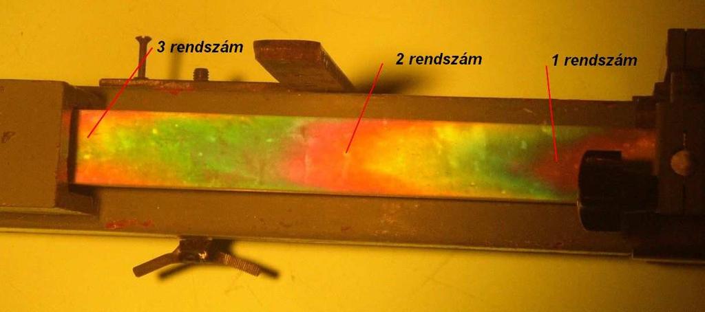 5. ábra Kalibrálás hajlított tartón A hajlító próbatest befogására szolgáló készüléket,