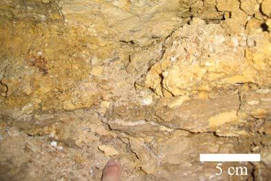 paleokarsztos üregekben fordul elő.