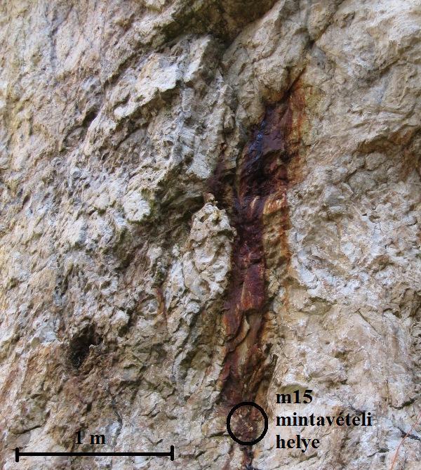 A jelenség magyarázata A karbonátos alapkőzeten a pirit bomlása: (Forrás: Tóth & Weiszburg, 2011) A