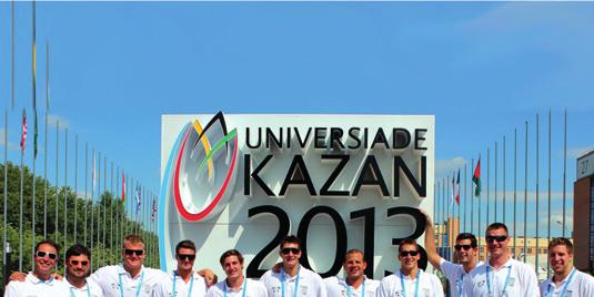 A 2012/13-as tanév kiemelt eseményei 2013-ban a kazanyi Nyári Universiadén az utóbbi negyven év legjobb magyar eredményét érték el a hazánkat képviselő egyetemisták.