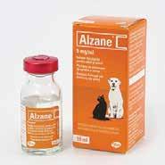 Adagolás: A készítmény adagját testfelületre számítva kell meghatározni, a használati utasításban található táblázat szerint. ALZANE 5 MG/ML INJEKCIÓ KUTYA ÉS MACSKA SZÁMÁRA A.U.V.