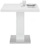 990,- (21350001/01) Étkezőasztal Charleen, üveg asztallap, törtüveg design, krómozott vázzal, terhelhető: max. 60kg, Szé/Ma/Mé: kb. 140/75/80cm 49.