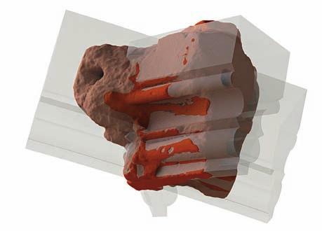 A székesfehérvári Szűz Mária prépostság egykori boltozatai 111 A térszkennelés lehetőségei a virtuális boltozatrekonstrukcióban és tervezésben A székesfehérvári boltozat számítógépes rekonstrukciója