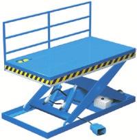 Ollós emelőasztalok // 3000 kg-ig Az ollós emelőasztalok tulajdonságai üzemi feszültség 400 V vezérlőfeszültség 24 V komplett hidraulikaegység (10%-os