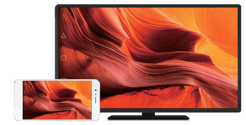 Hálózatok és megosztás A telefon képernyőjének tükrözése egy megjelenítő eszközre Tükrözze képernyőjét egy nagyobb kijelző eszközre amikor játszik vagy tartalmat oszt meg másokkal.