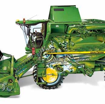 A KITE Zrt. szerviz szakemberei 6 éve programszerűen végzik a John Deere kombájnok szezont követő állapotfelmérését.