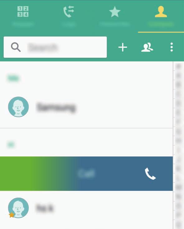 Telefon és névjegyek Hívások kezdeményezése hívásnaplókból vagy névjegylistákból Érintse meg a Naplók vagy a