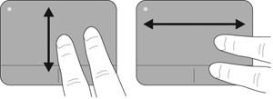 Görgetés A görgetés akkor hasznos, ha egy lapon vagy képen fel-le, illetve jobbra-balra szeretne mozogni.