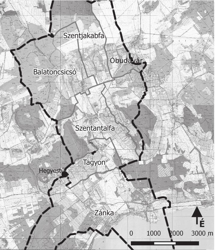 TURIZMUS ÉS TRANSZFORMÁCIÓ TÁJ ÉS IDENTITÁS 1. ábra A mintaterület elhelyezkedése Forrás: Szerzők és Máté Klaudia szerkesztése, a Tanulmány (2015) felhasználásával 1.