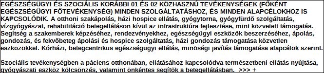 1. Szervezet / Jogi személy szervezeti egység azonosító adatai 1.1 Név: Szervezet 1.