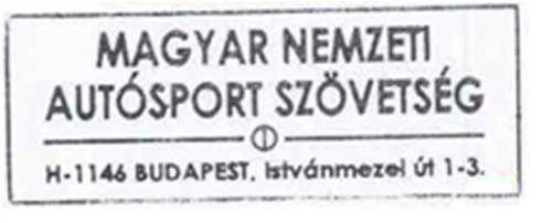 15.3. Fellebbezési díj FIA (nemzetközi): 6.000.- Nemzeti: 100.