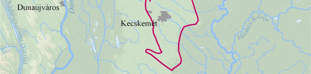 4.7. Földrajzi leírás: A víztest az Alföld nyugati szélén helyezkedik el.