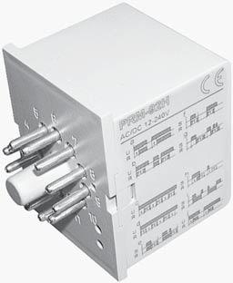 s 0 nap 0 tartományban a kimenet: x 6 A / 4000VA, 50V AC multifunkciós időrelé PRM9H tüskés típus 0 időfunkció, időskála 0.