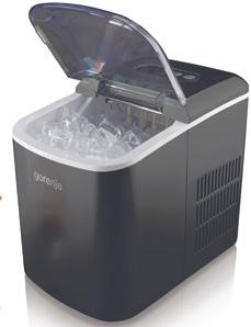1172811 GORENJE IMC 1200 B JÉGKOCK KÉSZITŐ jégkészítési idő 9 perc víztartály kapacitása 2,2 l Cikkszám: 1206019 Egyszerű