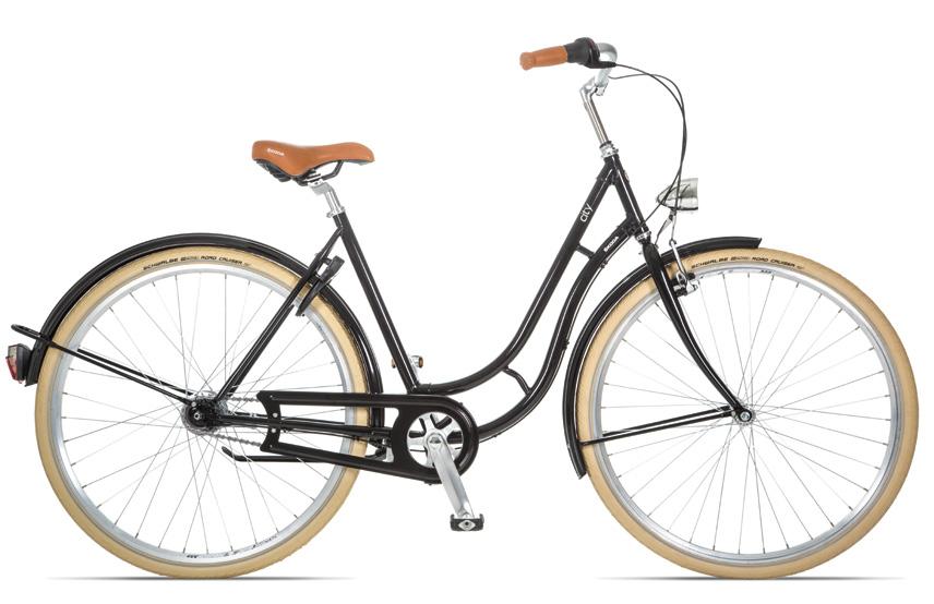 Súly 16 kg Váz Acél Villa Acél Hajtókar Aluminium, 38T M-Wave Első kerékyagy Aluminium, 36 holes Hátsó kerékagy Shimano Nexus Inter 7 Sebesség 7 Első fék Shimano Hátsó fék Coaster brake Gumik Bézs