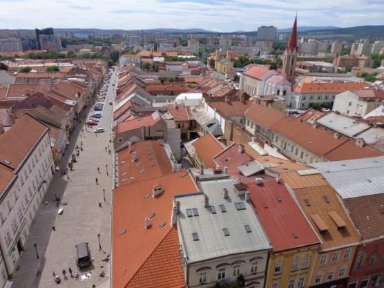 A Szent Erzsébet nevét viselő Kassai Dómnál megebédeltünk, majd D. Bali és Sz.