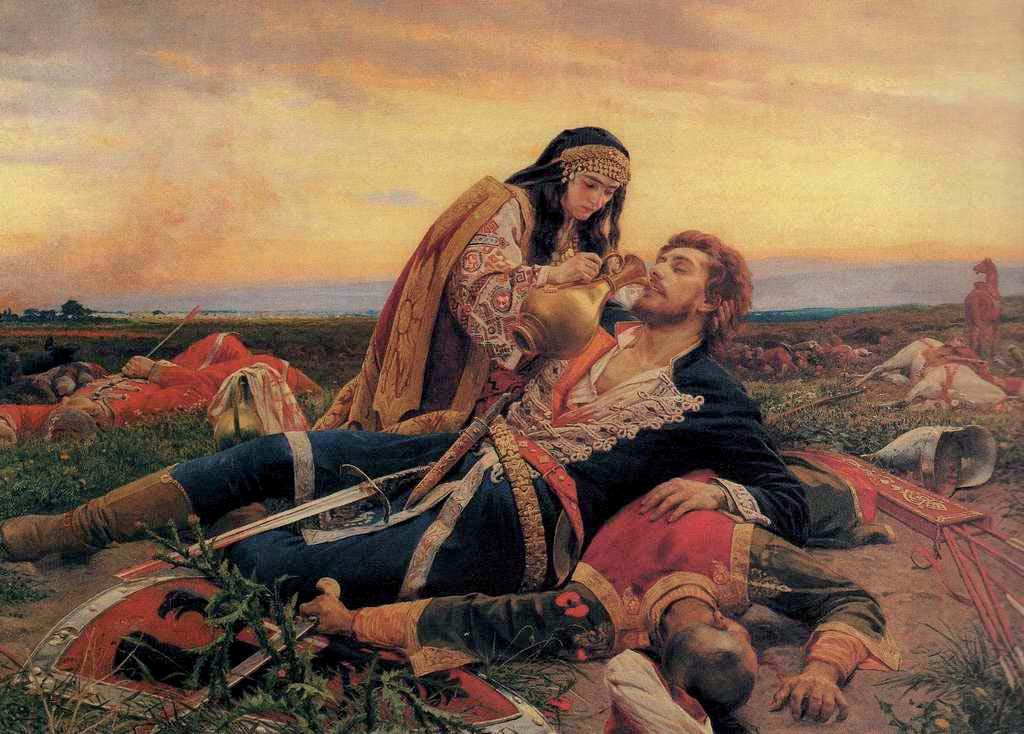 На Косову се управо, 28.јуна 1389. одиграла велика битка, коју је под вођством кнеза Лазара водила српска војска против турске, коју је предводио султан Мурат.
