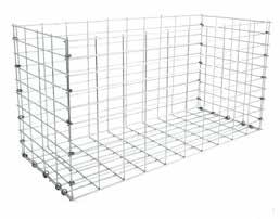 Gabiony Gabionový kôš - skompletizovaný Pozinkované pletivo s povrchovou úpravou Galmac ( proti korózii ) Rozmer Oko Kód Priemer MOC MOC drôtu 100x50x50 cm 100x50x40 cm 100x50x30 cm 10x10 cm 10x10