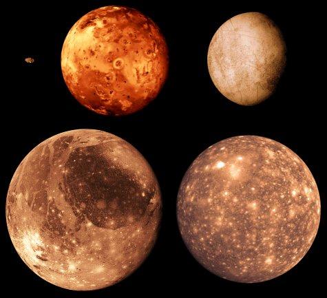 A GALILEI-FÉLE HOLDAK Io, Europa: méret Hold ρ > 3 kőzetholdak Bolygóközelség árapályfűtés vulkáni