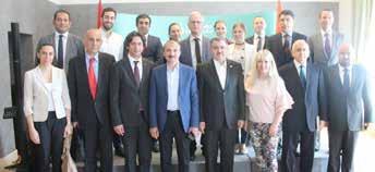 Program sonrası davetlilere Türk tatlıları ikram edildi.
