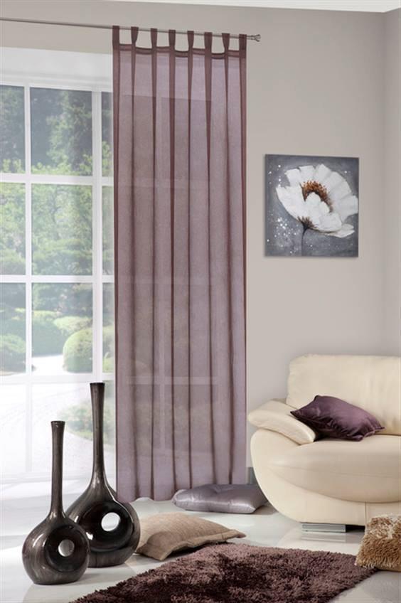 VOILE KÉSZFÜGGÖNY FIR/EVA/BRĄZ 140X250 SZEL (233)