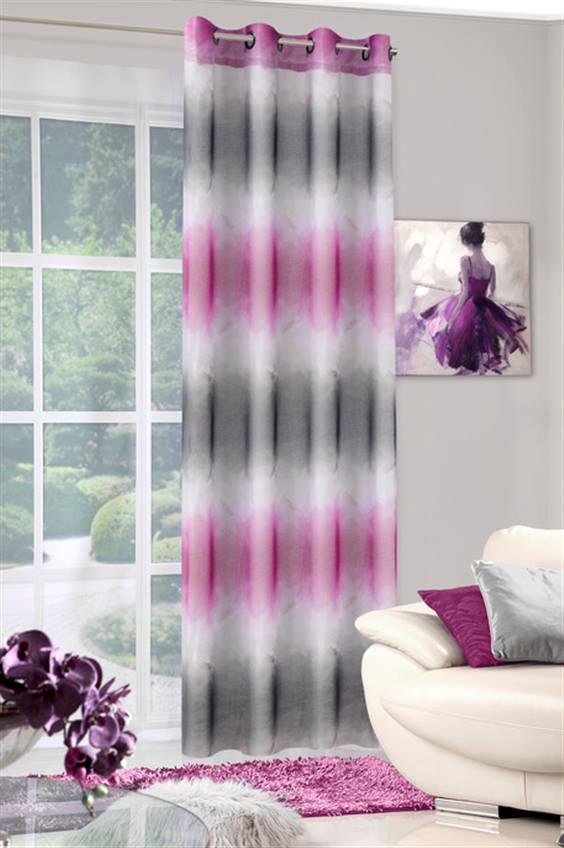 ORGANZA KÉSZFÜGGÖNY FIR/INGRID/K 140X250 PRZEL (108) 48% poliester 52% wiskoza