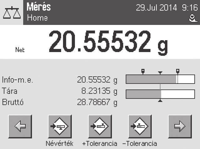 ÉRTESÍTÉS A nem megfelelő alkatrészek a mérleg károsodását okozhatják! Nem megfelelő alkatrészek használata a mérleg károsodását vagy meghibásodását okozhatja.