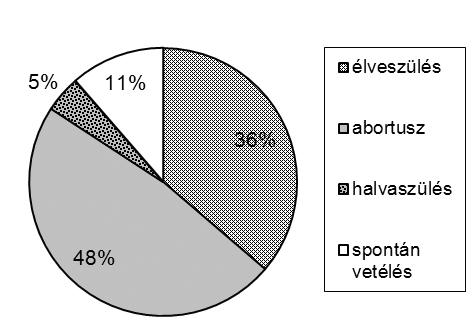 Várandósság A minta 80%-a (140 fő) számolt be várandósságról élete során. 8. táblázat. Volt valaha várandós? (N=175) Az ismert várandósságok 57%-a az első szerhasználatot követően következett be.