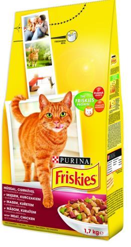 FRISKIES Macskaeledelek Macskája egyedülálló személyisége különleges hangulattal tölti meg otthonát és vidám pillanatokkal gazdagítja életét.