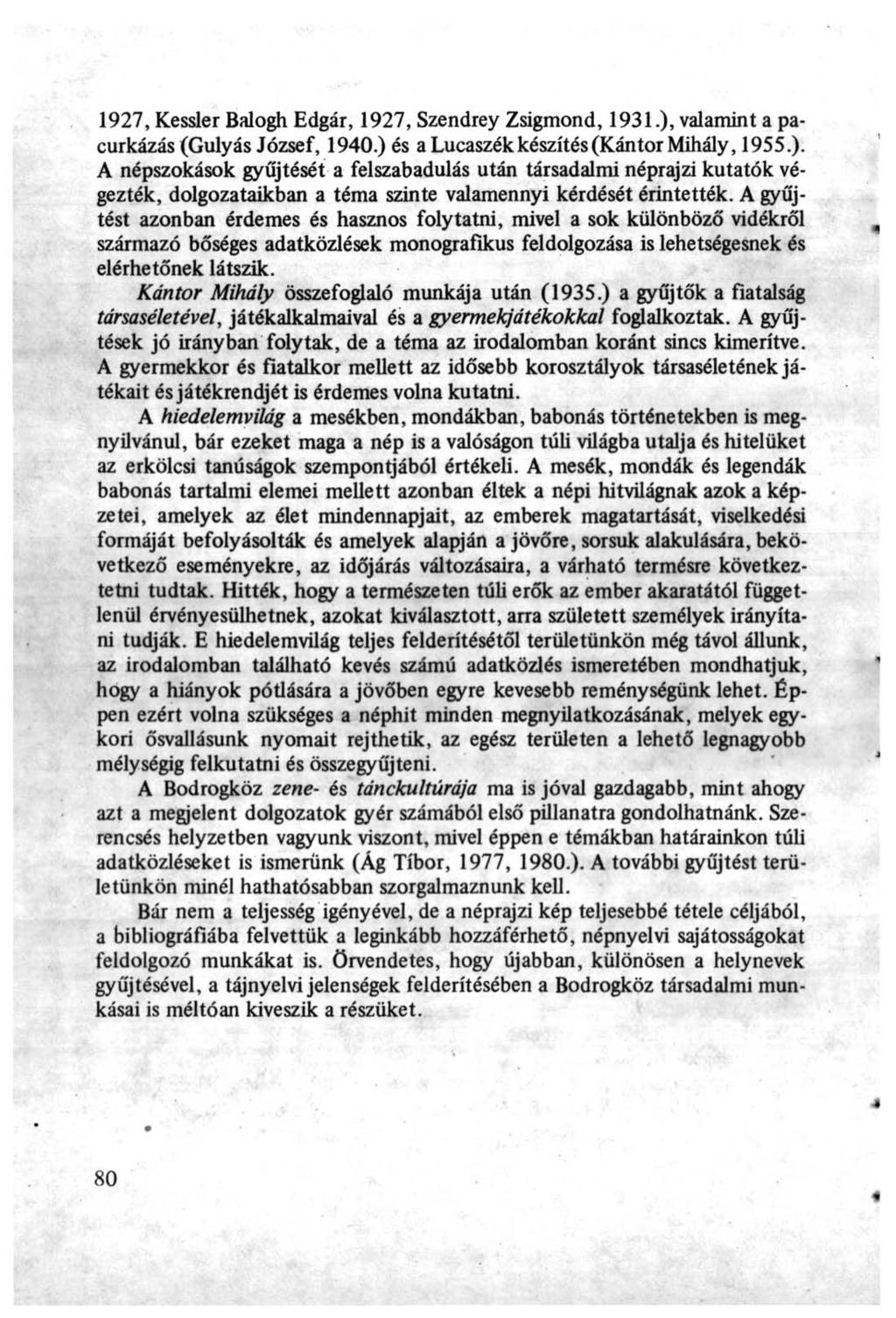 1927, Kessler Balogh Edgár, 1927, Szendrey Zsigmond, 1931.),