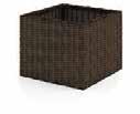 GRAY GRAPHITE plant pot 80 cm GAW 9033 plant pot 50 cm GAW 9032 105 cm 105 cm