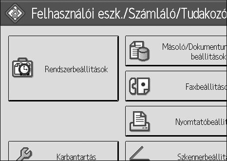A papírméret megváltoztatása Váltás nem automatikusan felismert méretre Ha olyan papírméretet tölt be, amelyet automatikusan nem lehet kiválasztani, szükséges lesz beállítani a papírméretet a