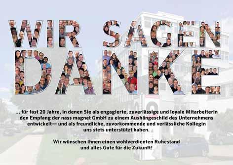 Fast 20 Jahre ein freundliches Guten Tag Közel 20 évnyi kedves Jó napot után For almost 20 years a friendly Good morning! Dankeschön, Frau Walter!