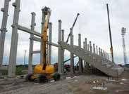 A közel 4500 to beton felhasználásával megépült vázszerkezet kb.