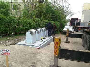 beton pentru pubele subterane Bider mit Trennbalken trennen.
