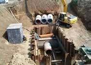 PERIOADA DE EXECUȚIE Martie 2016 Martie 2017 PRODUSE SW LIVRATE Tuburi subtraversăre DN1200 Bider mit Trennbalken trennen.