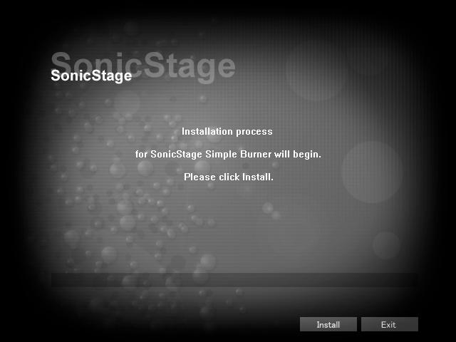 Haчaло paботы Уcтaновкa SonicStage Simple Burner Ver. 1.1 1 Bключитe компьютep и зaпycтитe cиcтeмy Windows.