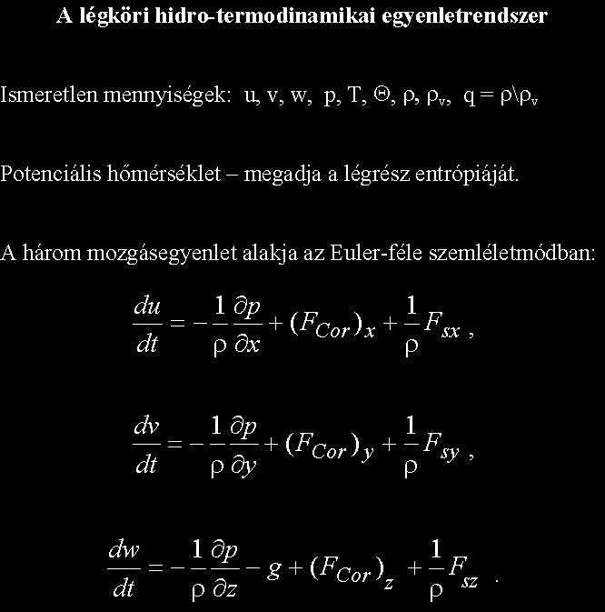 A felszínközeli réteg turbulens kicserélıdési folyamatai, a fluxusmérések módszertana 6.