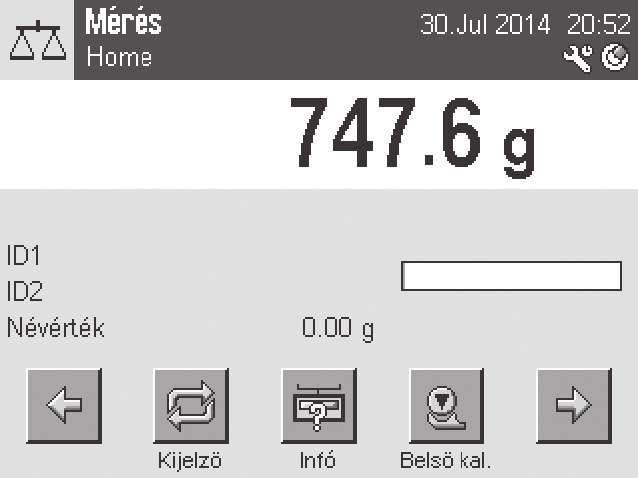 ÉRTESÍTÉS A nem megfelelő alkatrészek a mérleg károsodását okozhatják! Nem megfelelő alkatrészek használata a mérleg károsodását vagy meghibásodását okozhatja.