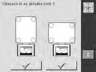 L mérlegplatform A szintezési segéd elindításához koppintson a figyelmeztető üzenetben található [LevelGuide ] elemre.